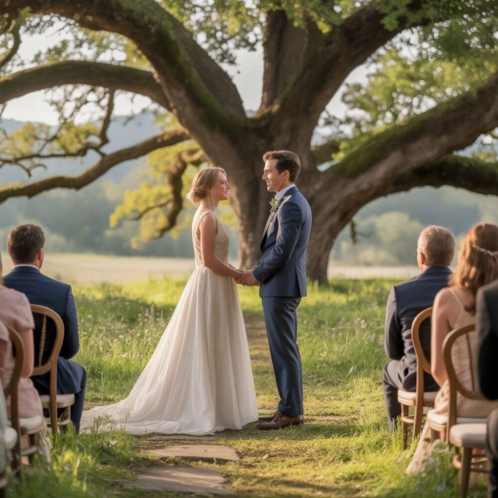 Goście weselni przy stole