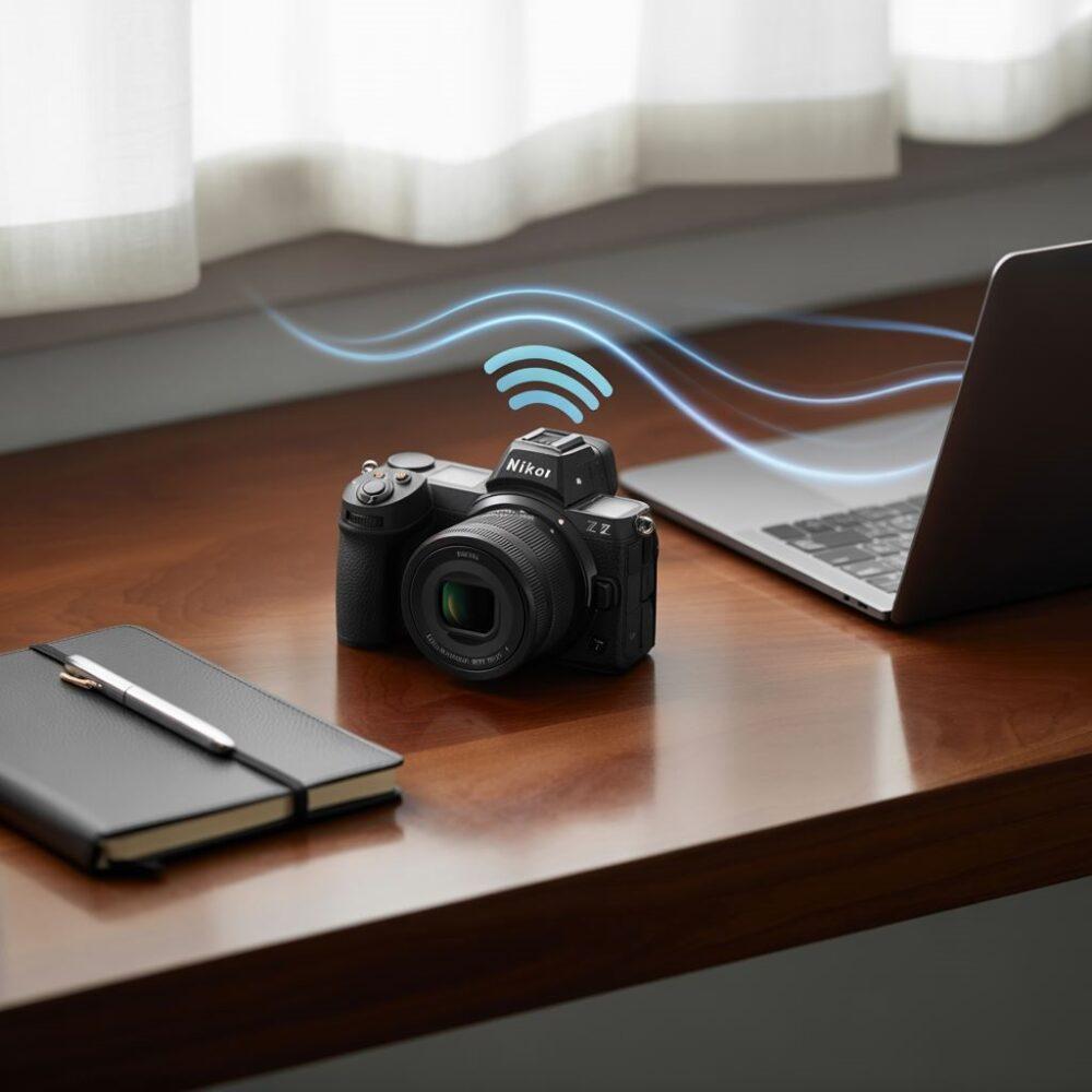 aparat nikon i laptop