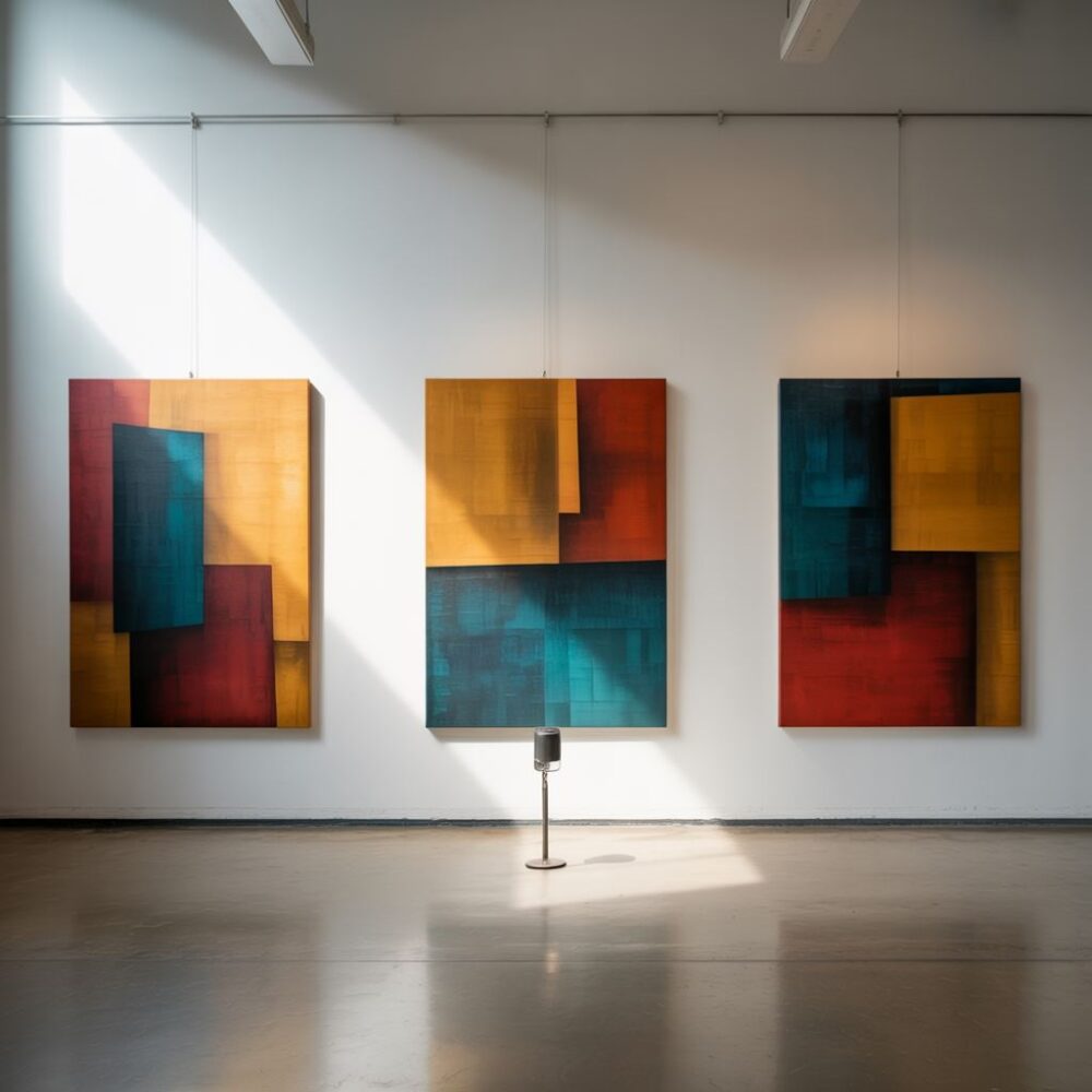 aranżacja paneli fotograficznych