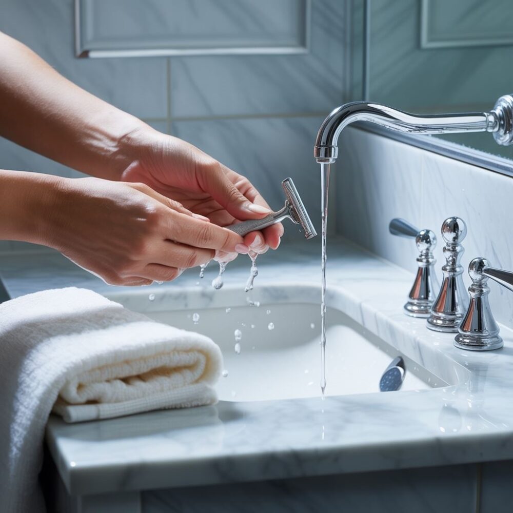 czyszczenie maszynki do golenia