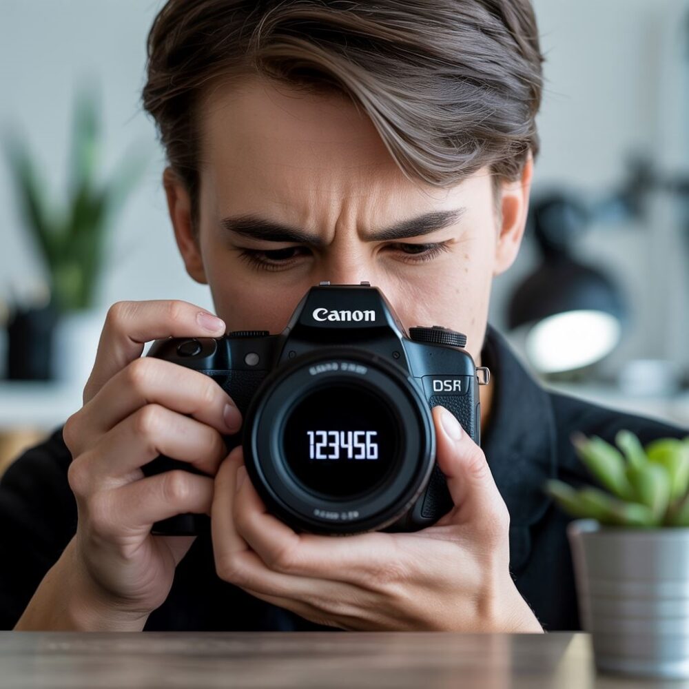 fotograf z zegarkiem