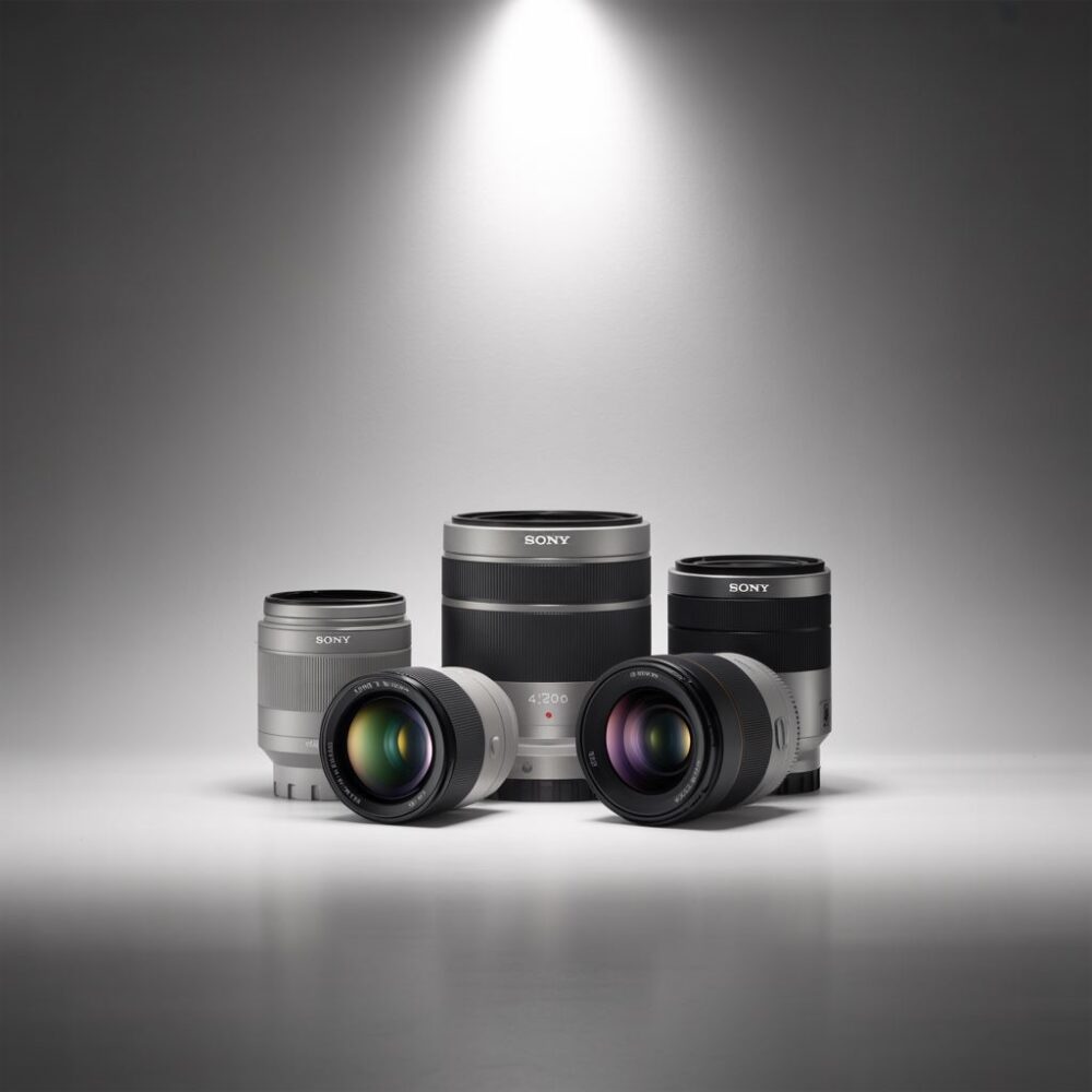 lustrzanka z wymiennymi obiektywami