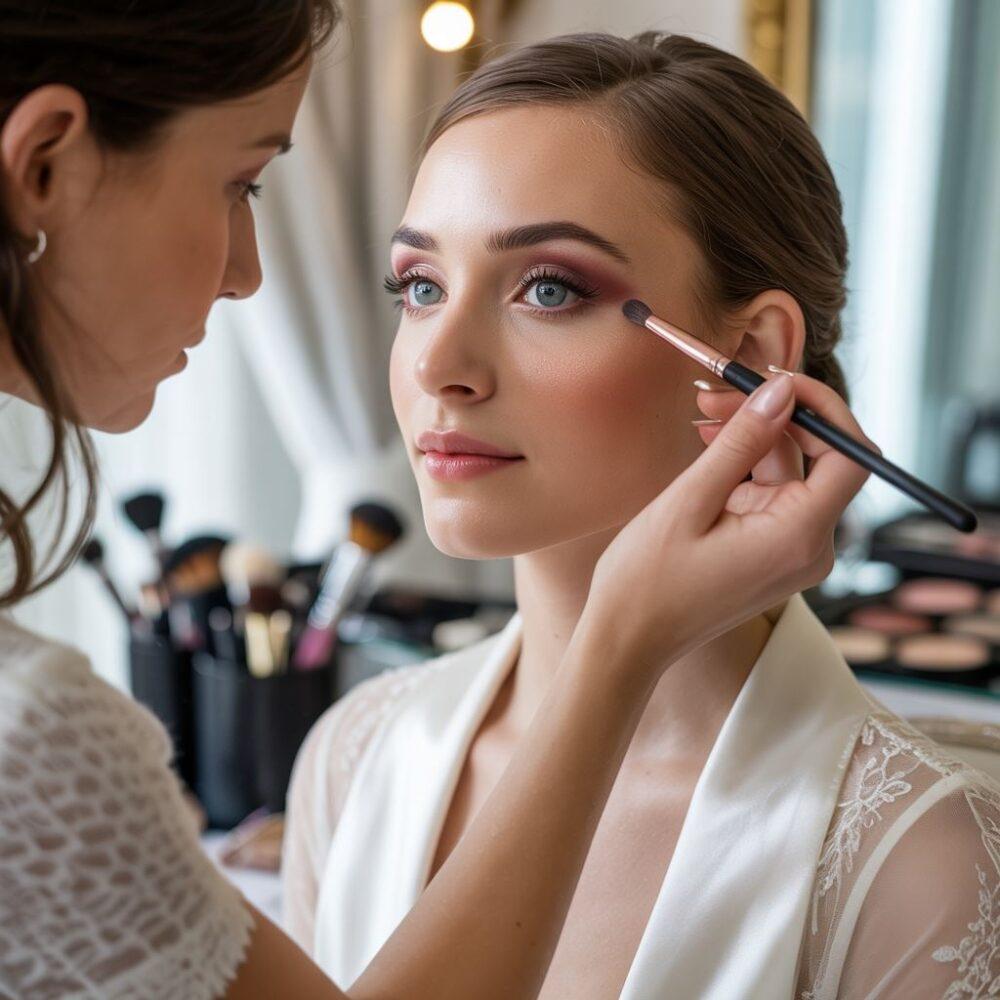 makijaż do sesji zdjęciowej ślubnej