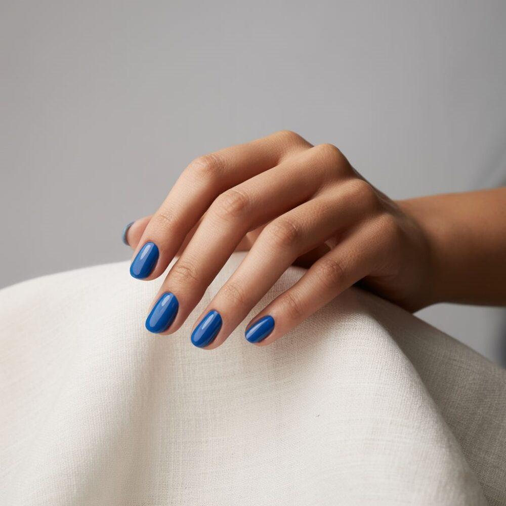 paznokcie z lakierem akrylowym