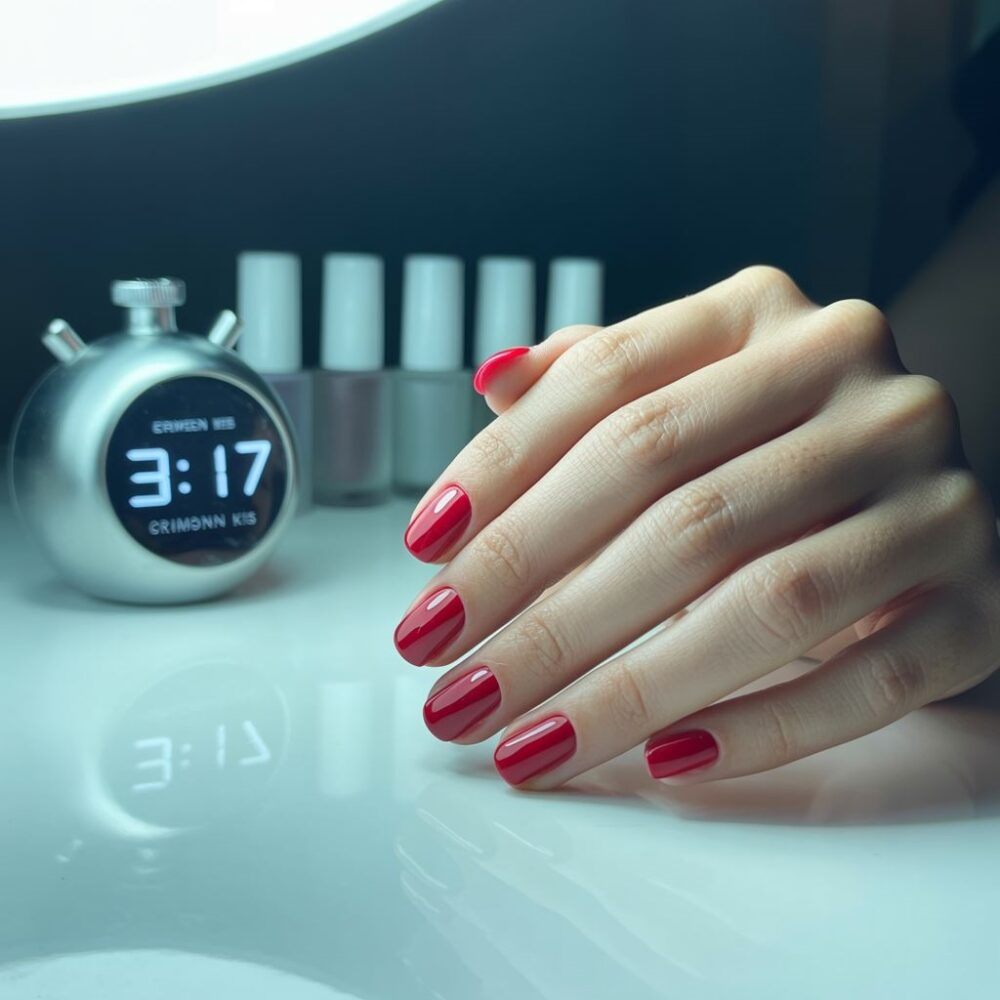 schnięcie lakieru do paznokci