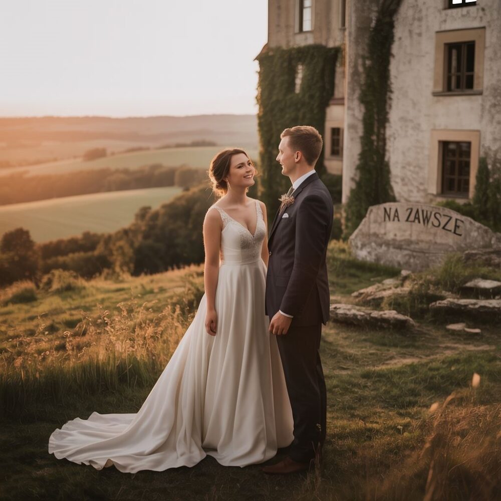 sesja ślubna w zamku