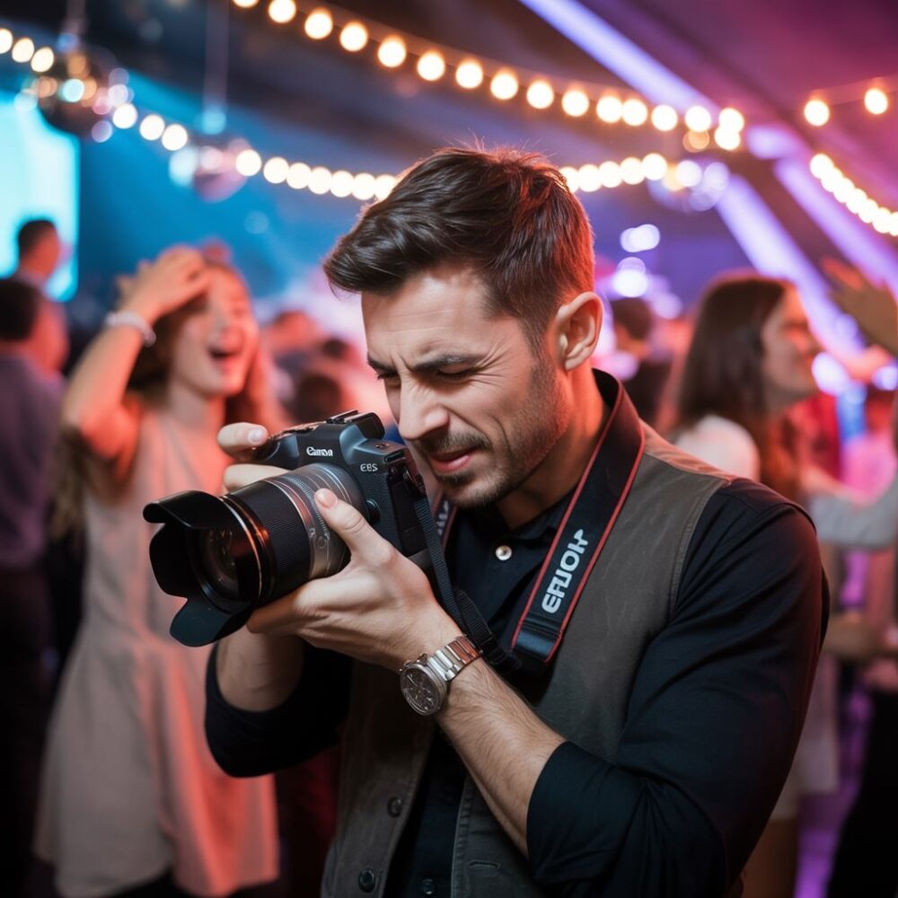 sprzęt fotograficzny na event