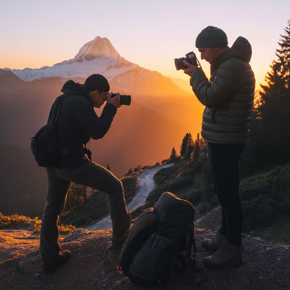 sprzęt fotograficzny w terenie