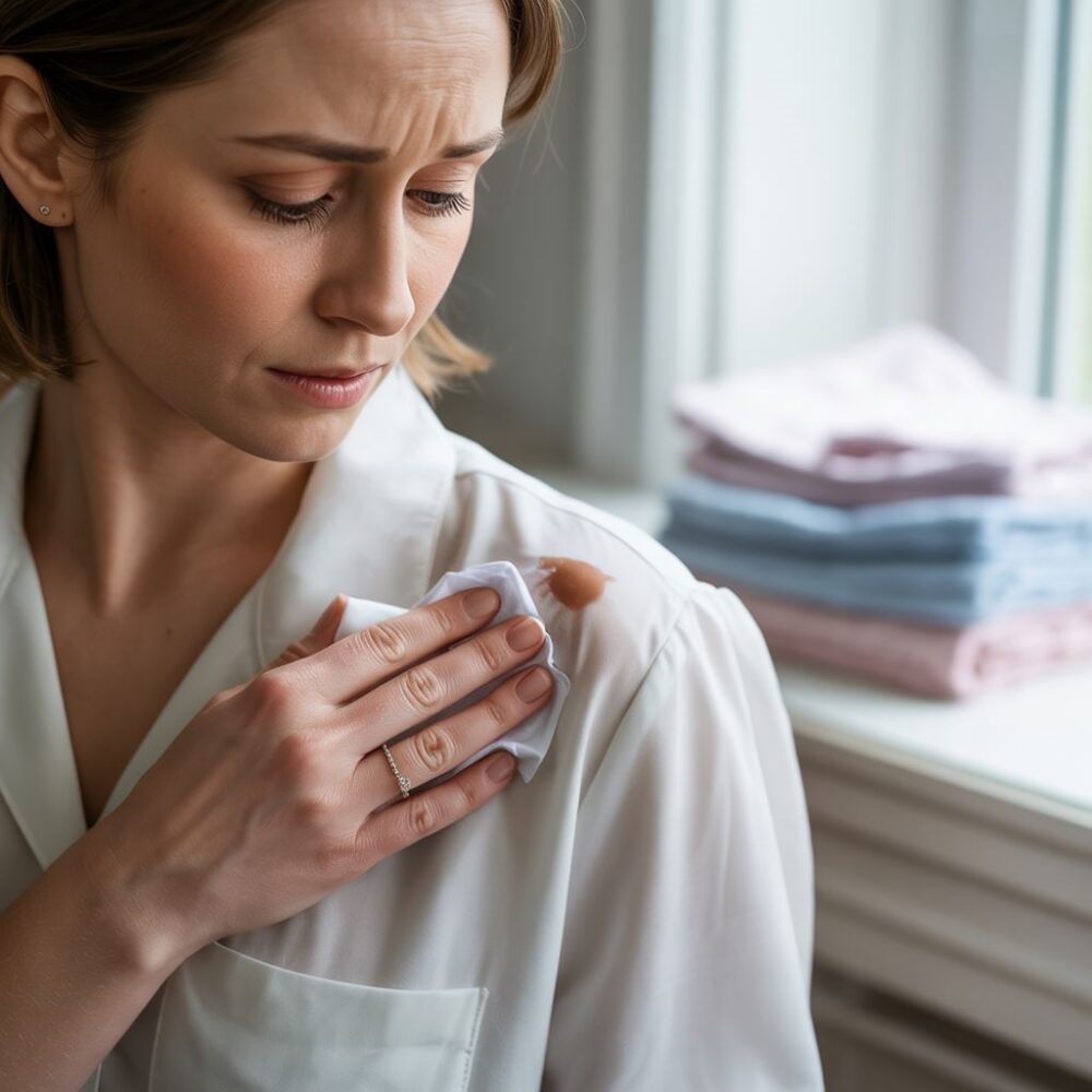 usuwanie plam z odzieży