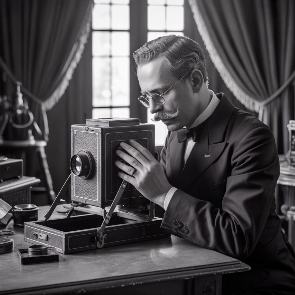 zabytkowy sprzęt fotograficzny