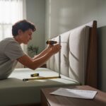 zagłówek i rama łóżka